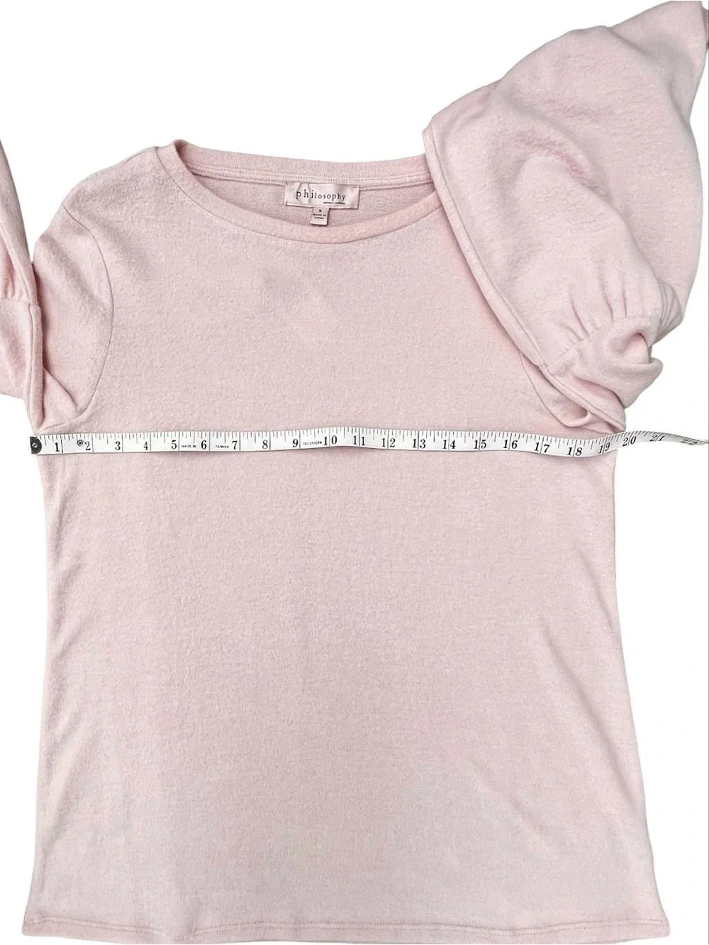 Philosophy NWT Sweater Feminine Bell Sleeve Soft Comfy Cashmere Feel - Picture 7 of 9
